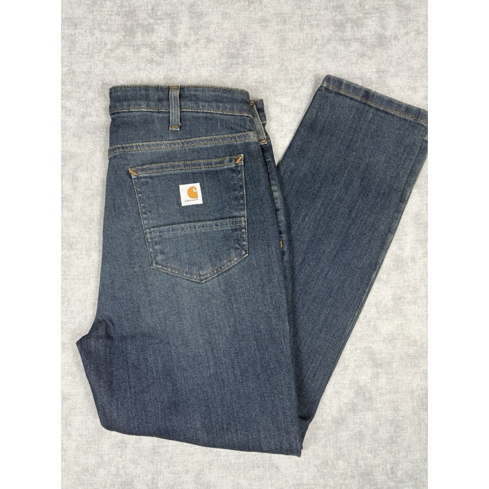 Carhartt Womens 12 Short Rugged Flex Slim Fit Tapered Jeans 104976 H82 NWT